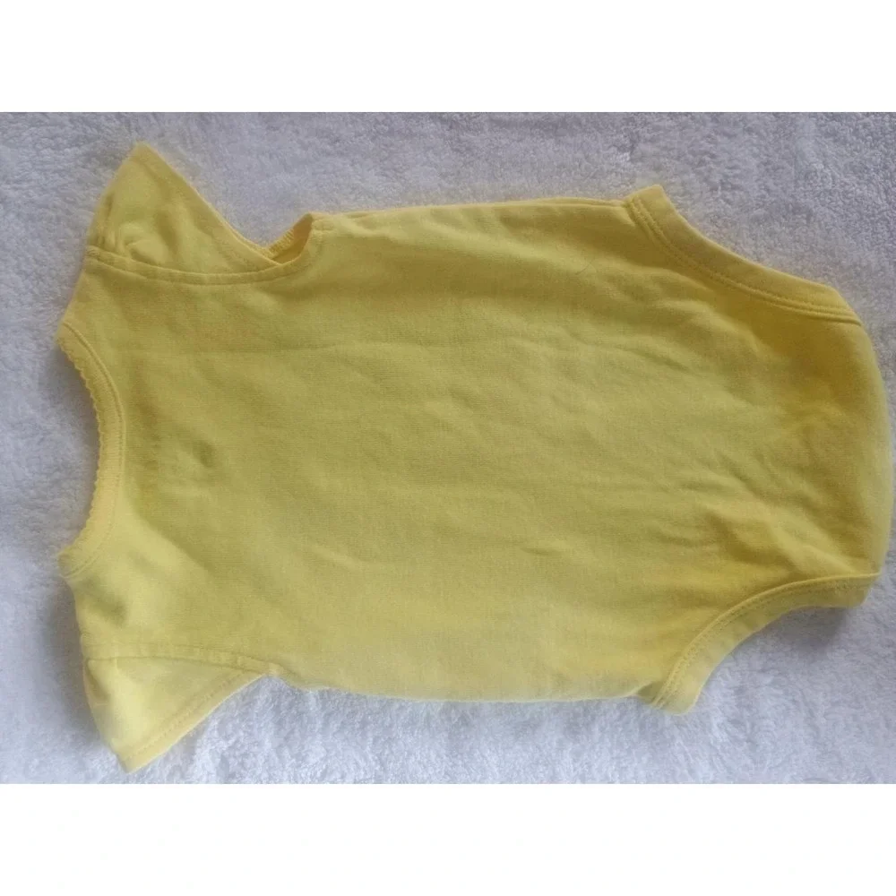 Baby Girl 2pc Set Yellow Mommys Little Girl Bodysuit Blue Pants 0/3M